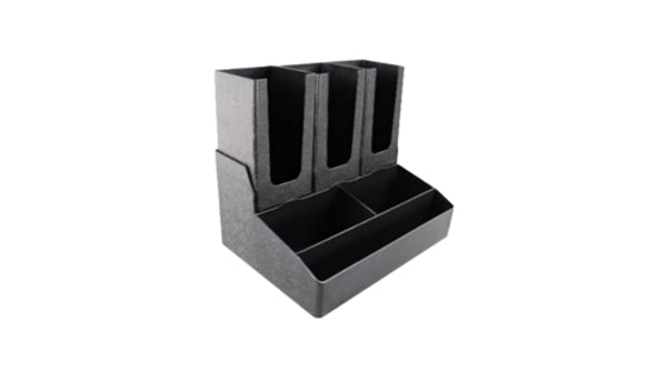BAR CADDY MULTI-PURPOSE ORGANISER W/ CUP HOLDER